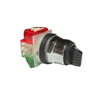 Botão Comutador 3 Posições XB3BD55-9001KS502BH37 com Retorno NA+NF Bivolt Schneider Electric
