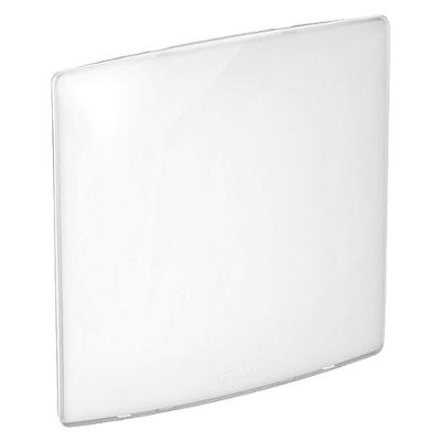 Placa Cega Nereya 4x4 SG Br Gloss para Acabamento Branco Bivolt Pial