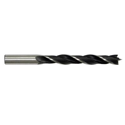 Broca Rocast Ideal para Perfuração em Madeira Três Pontas Cinza Amatools 14X250MM