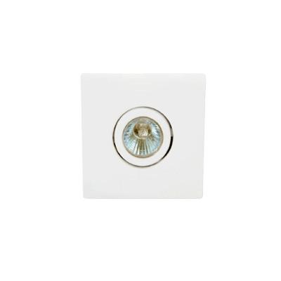 Spot Dicroica Embutir MF 159 sem Recuo GU-10 Branco Metal Técnica 9X9CM