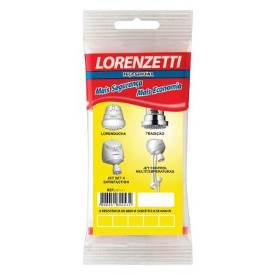 Resistência para Ducha 055-H Tradição Jet 4 Lorenducha 6800W 220V Compatível Multitemperaturas