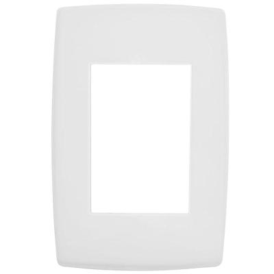 Placa para Interruptores 618503 3 Saídas Pial Plus Branco Pial 2X4