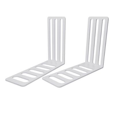 Kit 2 Frames Suporte Cabeceira Box Compacto Slim com Parafusos e Arruelas em Aço Mobília Decor