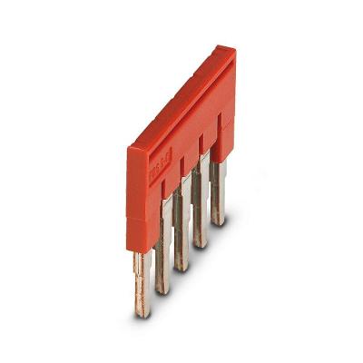 Jumper 5 Polos FBS 5-6 32A 6,2MM Passo Vermelho Phoenix Contact 3030349