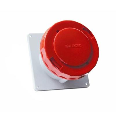 Tomada Industrial N4546 Embutir 3P+T IP67 6H Vermelho Steck 63A