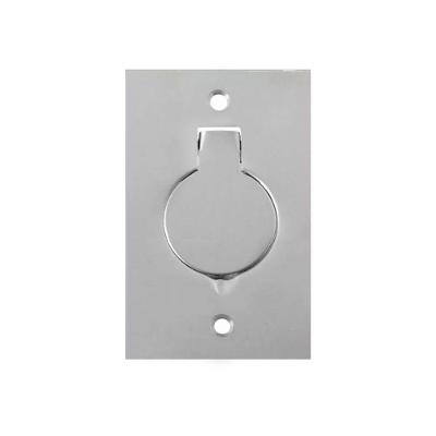 Placa para Piso PI42-TU 1 Tomada Universal Inox Alto Brilho Stamplac