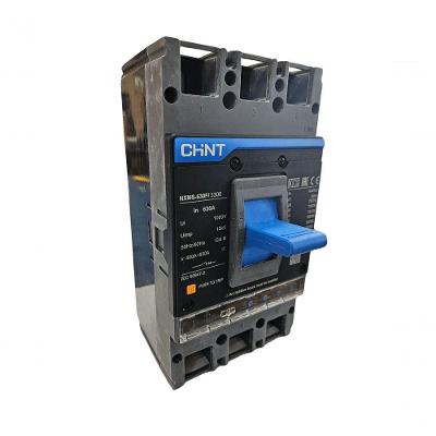 Disjuntor Caixa Moldada NXMS-630F-3300 Tripolar Ajustável 400-630A Chint