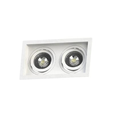 Spot Dicroica Embutido SN2759 para 2 AR111 45g Branco Promogal Bivolt