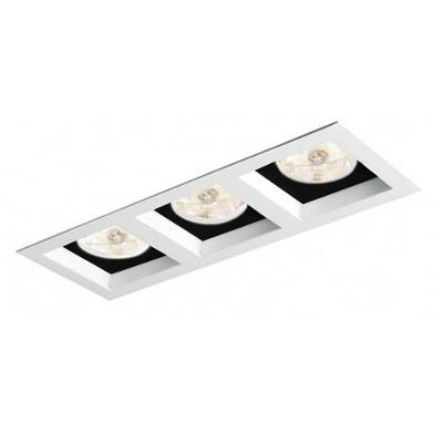 Spot Embutido Recuado Flat Moderno Branco e Preto Newline Iluminação