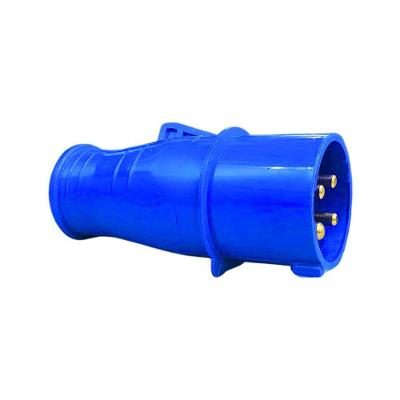 Plugue Industrial S4079 3P+T 16A 220-250V IP44 9H Azul Steck