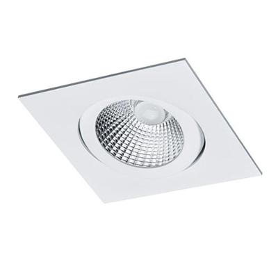 Spot Incandescente Embutir Quadrado MS1085-1 com Foco Orientável Branco Bella Iluminação