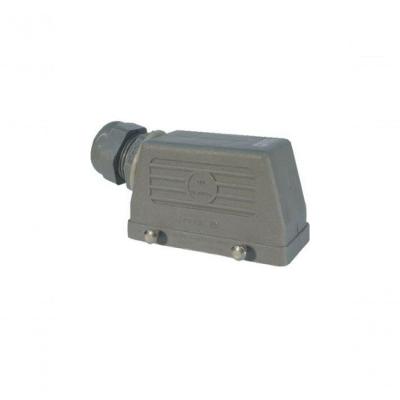 Carcaça de Plugue SCPL4R10 10 Polos com Prensa Cabo Lateral IP-64 Steck