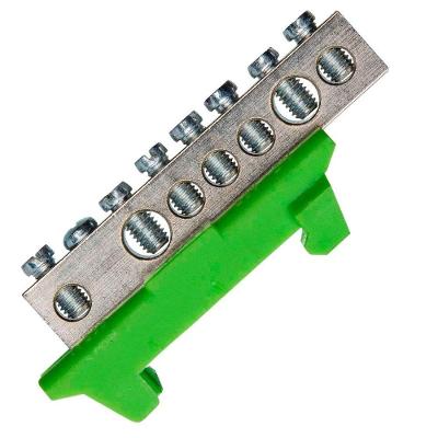 Suporte com Barra de Terra BT-7 Ligações para Cabo Até 16mm2 Bivolt Cemar
