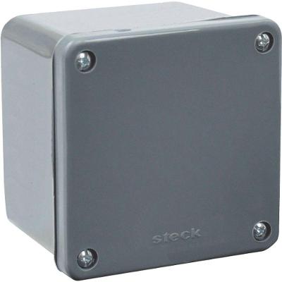 Caixa de Passagem S115 Sobrepor com Tampa Opaca IP65 Bivolt Steck