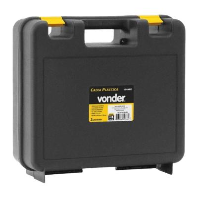 Caixa Plástica VD 6002 para Ferramentas com Alça e 2 Travas Preta e Amarela Vonder 61.07.600.200