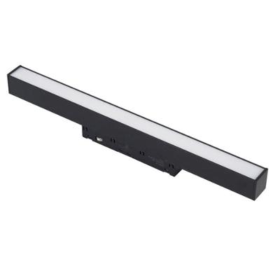 Luminária Led Ref.1952 Magnético Linear 48V 12W 2700K com Fita de LED Preto Gaya 30CM