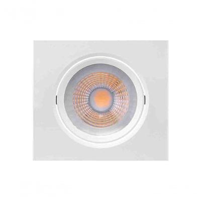 Spot de Embutir Led Downlight 3W MR11 Quadrado Iluminação Direcionada Bivolt Branco Brilia