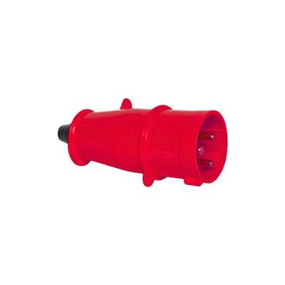 Plugue Industrial N3279 2P+T 32A 380-440V IP44 9H Vermelho Steck