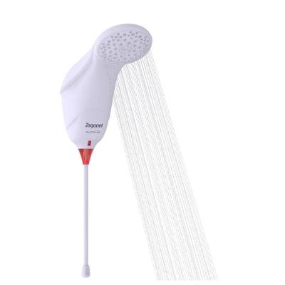 Ducha Sublime Eletrônica 5500W de Parede Touch Branco Zagonel 110V
