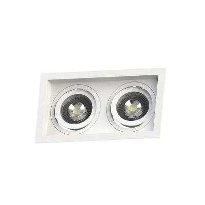 Spot Incandescente Embutir Recuado Duplo para 2 PAR20 Branco Promogal SN2757