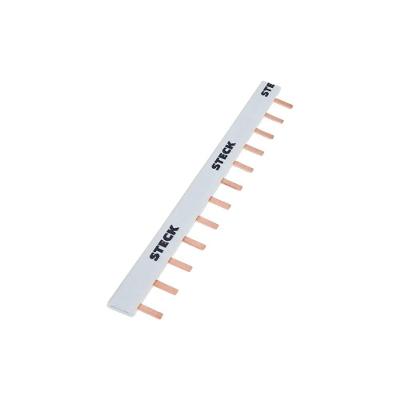 Barramento Monofásico S1F210B 80A 440VAC 12 Polos Cinza Steck