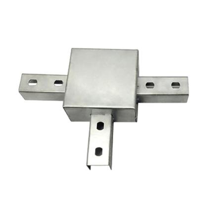 Caixa de Derivação 38x38 para Perfilado Tipo T Bivolt Branco Brasduto 38CM