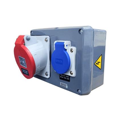 Quadro de Sobrepor S304124 com Tomadas 32A 3P+T e 20A 2P+T IP44 Bivolt Steck