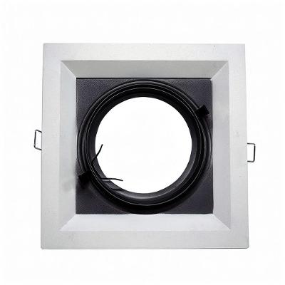Spot Dicroica Embutir Recuado Modelo SN2754 para AR111 Branco e Preto Prom Bivolt