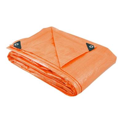 Lona 61.28.054.000 Impermeável com Cantos Reforçados Laranja Vonder 5X4MTS