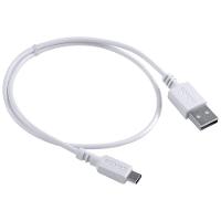 Cabo Para Celular Smartphone Usb A 2.0 Para Usb Tipo C 50 Cm Branco - Puacb-05 - 1