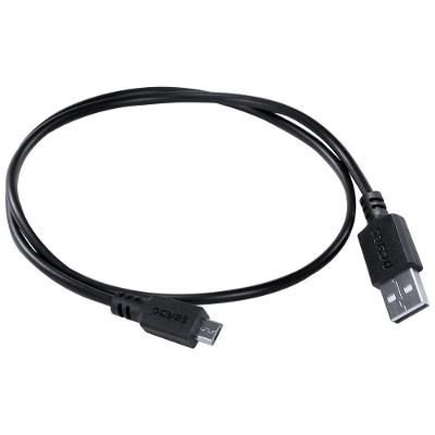 Cabo Para Celular Smartphone Micro Usb Para Usb A 2.0 50 Cm Preto Pmuap-05