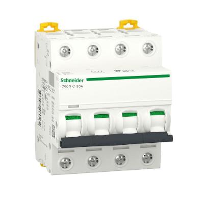Disjuntor Modular IC60N 4P Curva C 10KA 380-415VCA Branco Schneider Electric