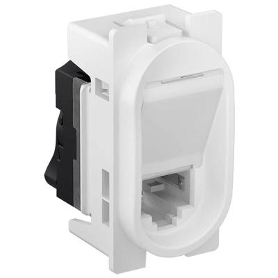 Módulo Tomada RJ45 Nereya Rede Telefonia Cat5e Bivolt Branco Pial Cod 663075