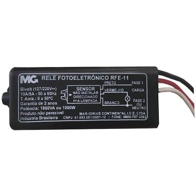 Relé Fotoelétrico RFE-11 Controle Automático Bivolt Compacto Margirius