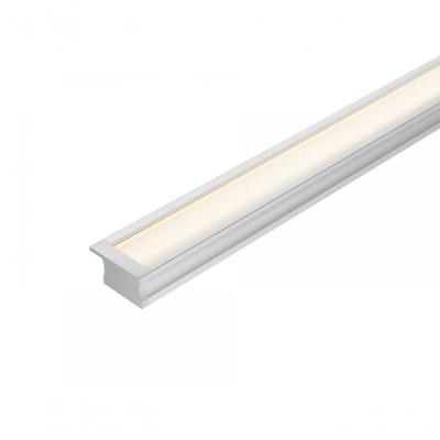Perfil para Iluminação Embutido 79014 Mini Slim Difusor Acrílico UVA Branco Incolustre 3MTS Bivolt