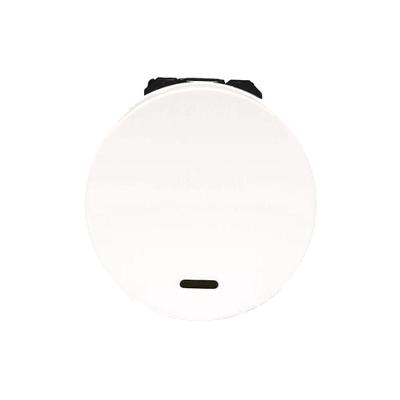 Interruptor Simples 583502B LED 16A 250V 2M Redondo Branco Arteor Pial