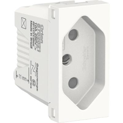 Módulo Tomada Orion com Proteção Antibacteriana Branco Schneider Electric