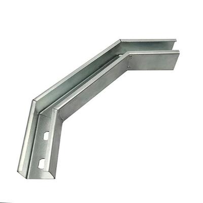 Curva Horizontal Curva Horizontal Galvanizada 90 graus  para Perfilado 38x38mm Galvanizado Inecel