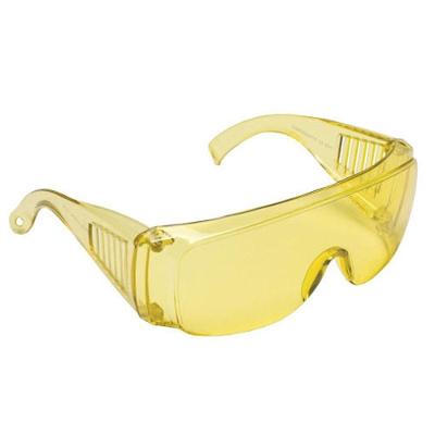 Óculos de Segurança Pro-vision Ambar com Proteção Lateral Ventilada Laranja Carbografite