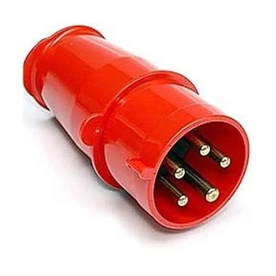 Plugue Industrial Móvel N5276 3P+N+T 32A IP44 380-440V Vermelho Steck