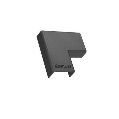 Cotovelo Externo 90 graus  50x20mm Linha e Acessórios para Canaletas Preto Enerbras