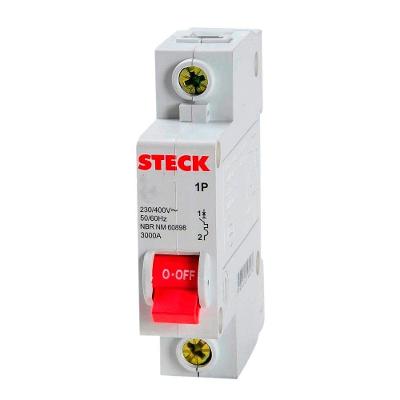 Disjuntor Monopolar Curva C SD 6A Bivolt Uso Residencial Steck