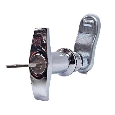 Fecho 23222 com Regulagem 20-29mm e Miolo Yale Tasco Cromado com Maçaneta T Inox IP40