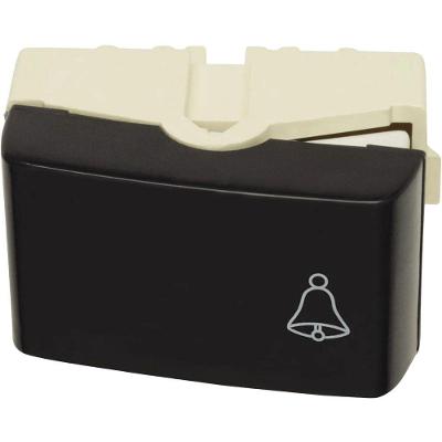 Botão Não Luminoso Decor Pulsador 10A 250V Grafite Schneider Electric