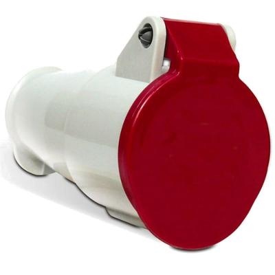 Tomada Industrial Móvel N4256 32A 3P+T IP44 6H Vermelho Steck
