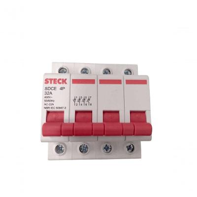 Chave Seccionadora Tetrapolar SDCE6432 32A 400V Bivolt Inox Steck