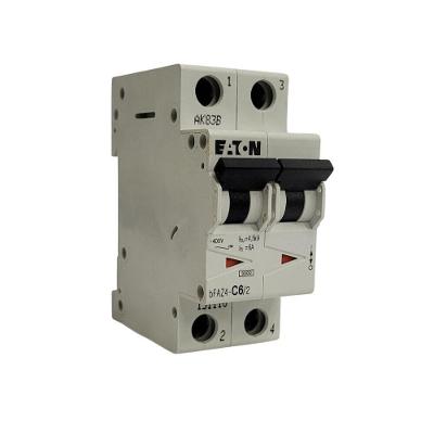 Disjuntor C Bipolar 6A Bfaz4-C6-2 com Proteção Térmica Branco Moeller