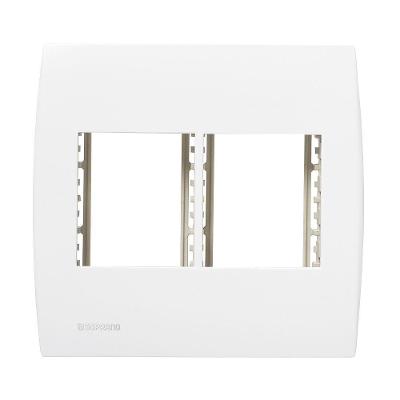 Placa 4x4 para 4 Módulos Branco Ilus 5TG9 9031 Bivolt Soprano