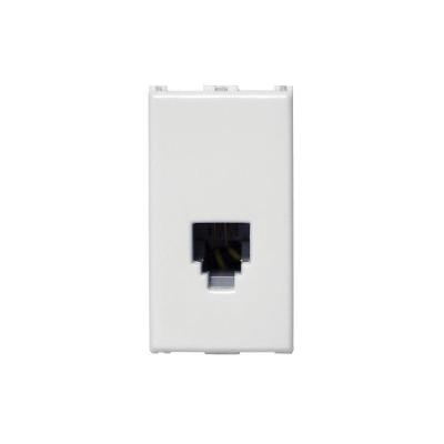 Tomada Informática RJ45 Compatível com Ilus Imperia e Iris Branco Soprano