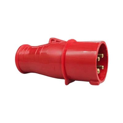 Plugue Industrial S4076 3P+T 16A 380-440V IP44 Móvel Vermelho Steck
